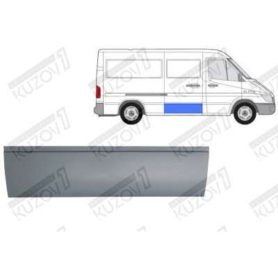 Дверь Боковая Раздвижная, 21 См Klokkerholm для Mercedes Sprinter 1995-2000 - фото