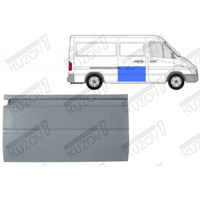 Дверь Боковая Раздвижная, 66 См POTRYKUS для Mercedes Sprinter 2000-2006 - фото