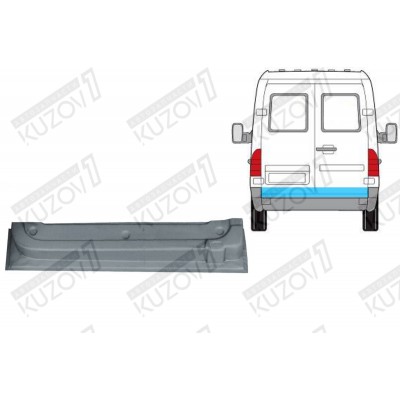 Дверь Задняя (левая) Нижняя Klokkerholm для Mercedes Sprinter 1995-2000 - фото