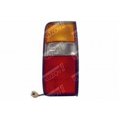 Задний фонарь (левый) Красно-Бело-Желтый, DEPO для TOYOTA LAND CRUISER PRADO 1996-1999 - фото