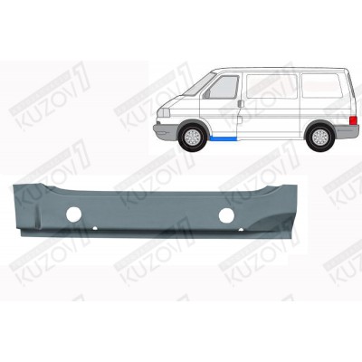 Порог (левый) Klokkerholm для Volkswagen T4 1996-2003 - фото